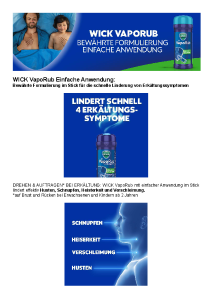PDF:  WICK VapoRub Stick Infoblatt